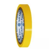 12mm Polyester adhesive tape Yellow color (50 meter)