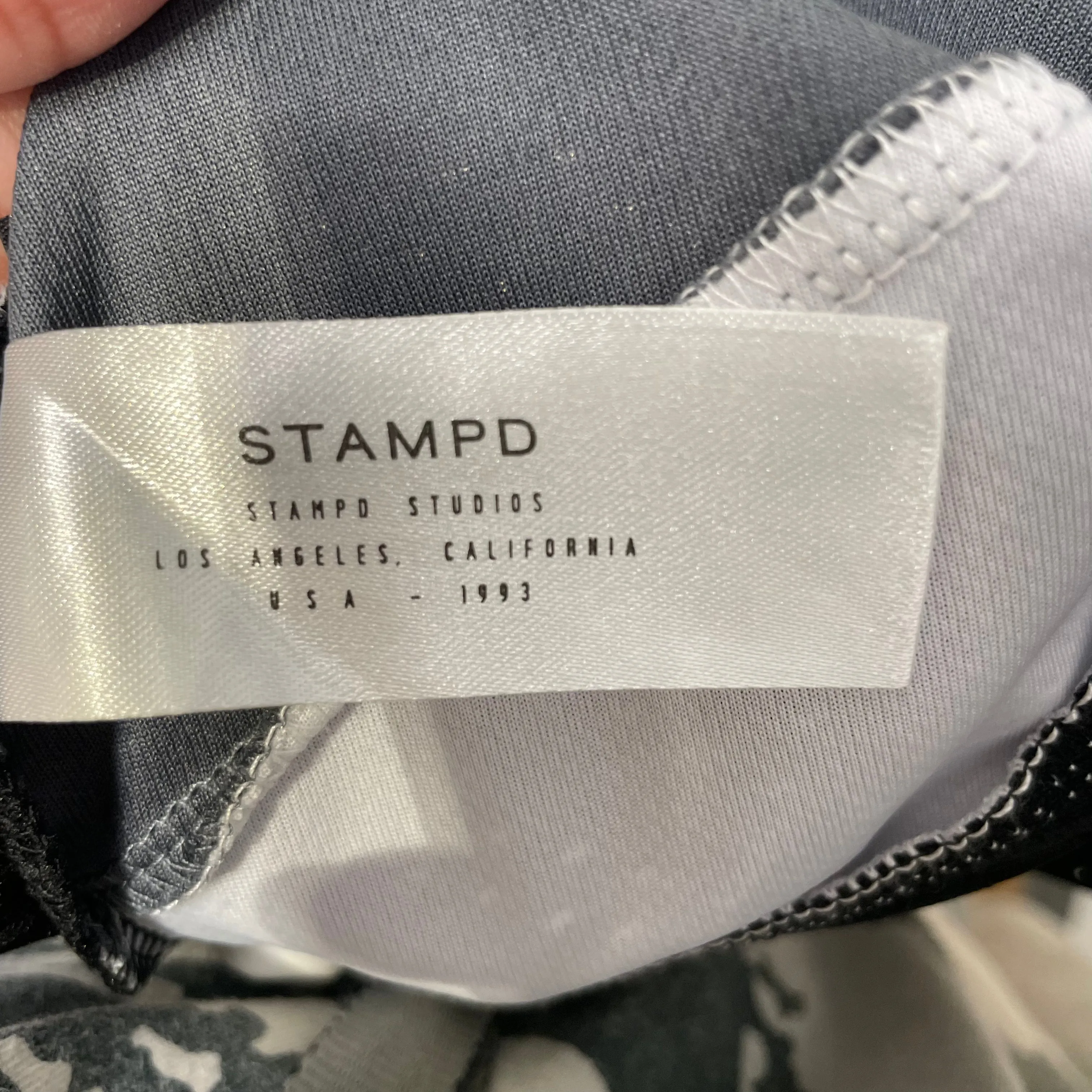 424(FourTwoFour)/Stampd/Tank Top/S/Polyester/BLK/Graphic/