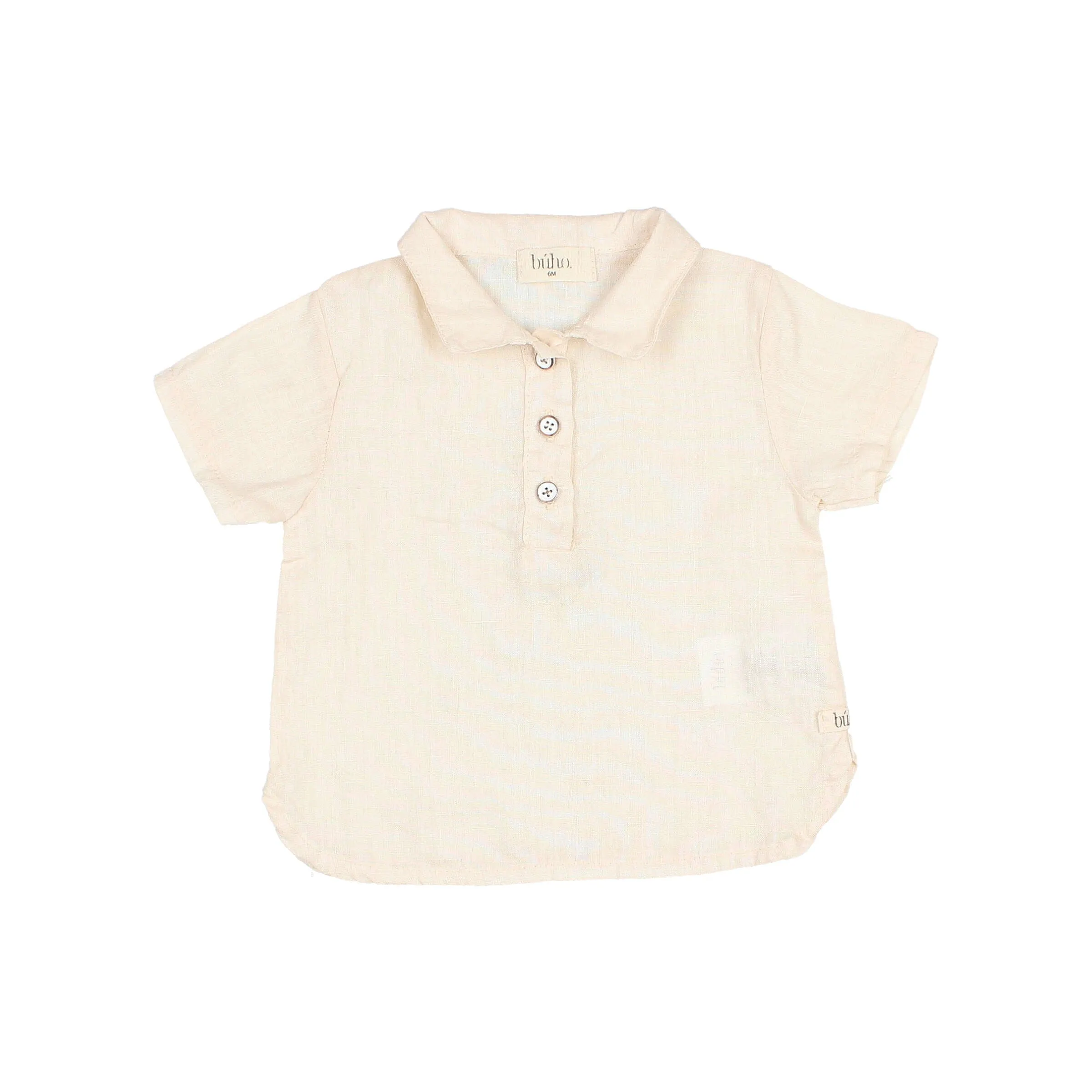 6944-LINEN SHIRT-Sand