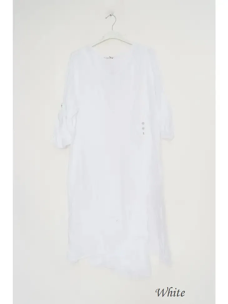 853 Dress - 100% Linen