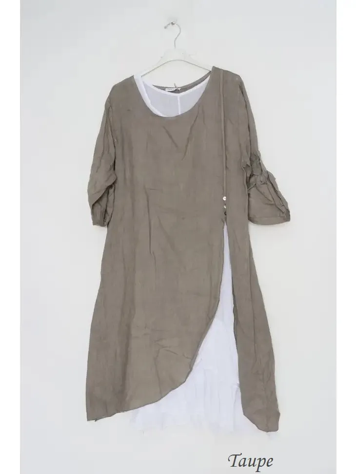 853 Dress - 100% Linen