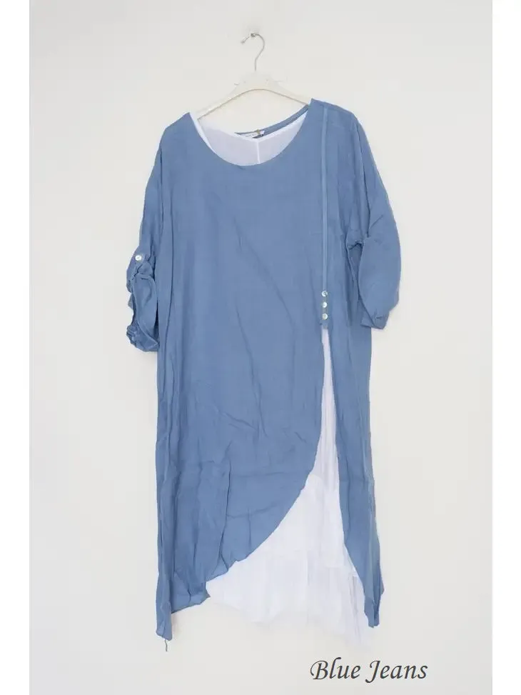 853 Dress - 100% Linen