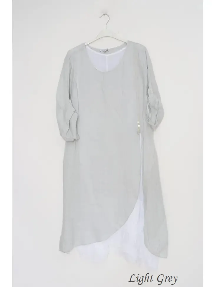 853 Dress - 100% Linen