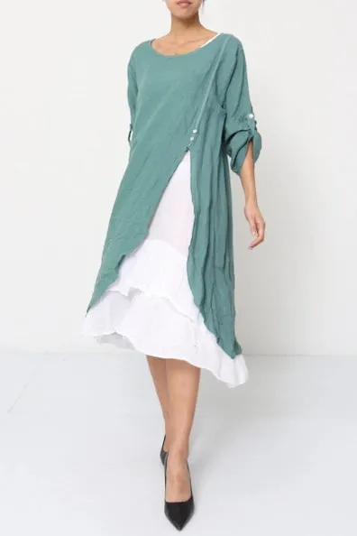 853 Dress - 100% Linen