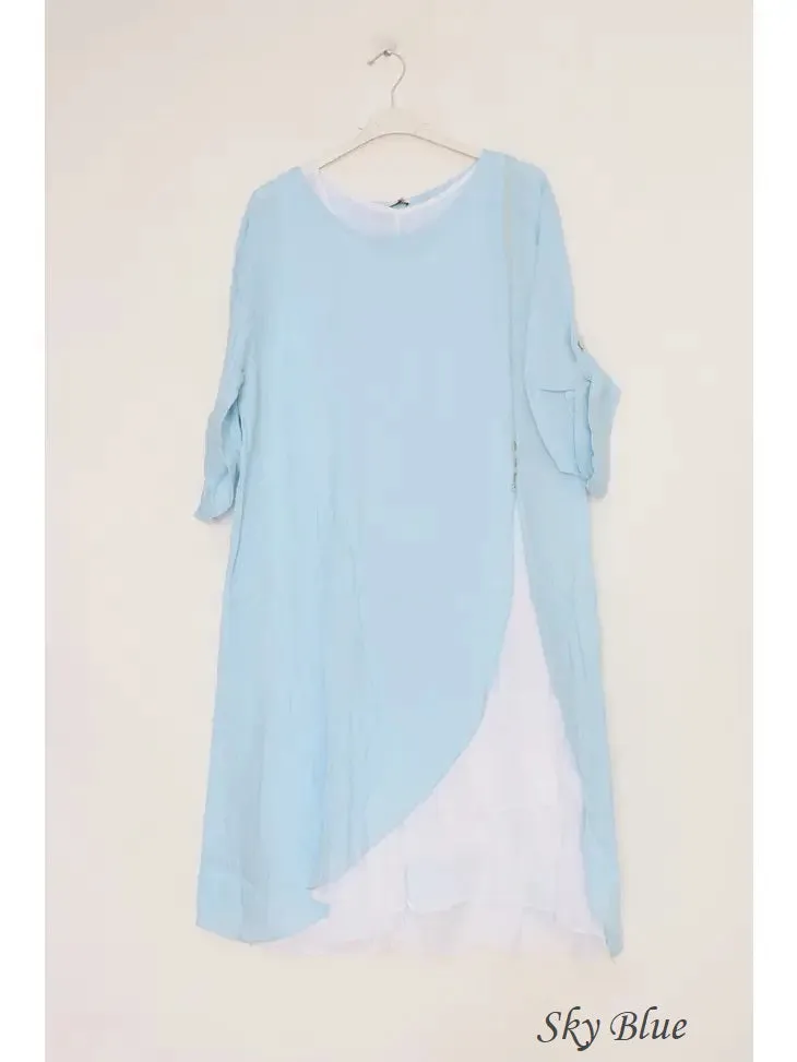 853 Dress - 100% Linen