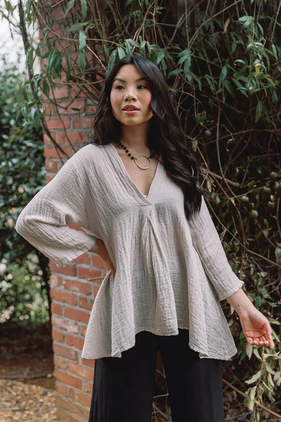 Abigail Linen Top