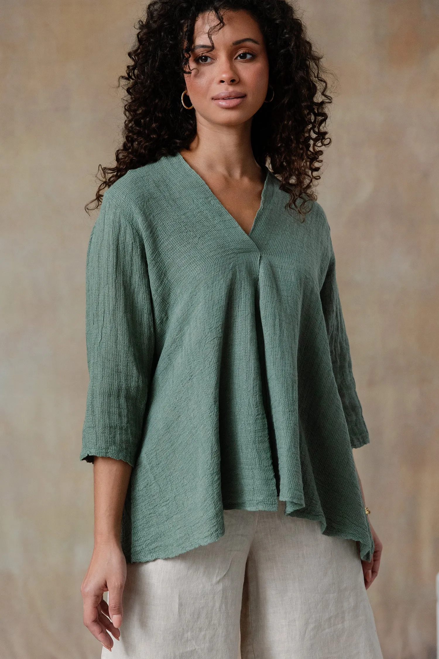 Abigail Linen Top