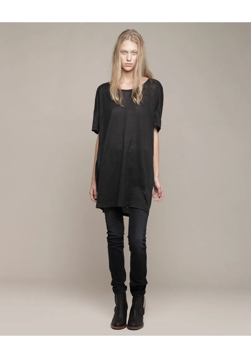 Above Linen Oversized Tee