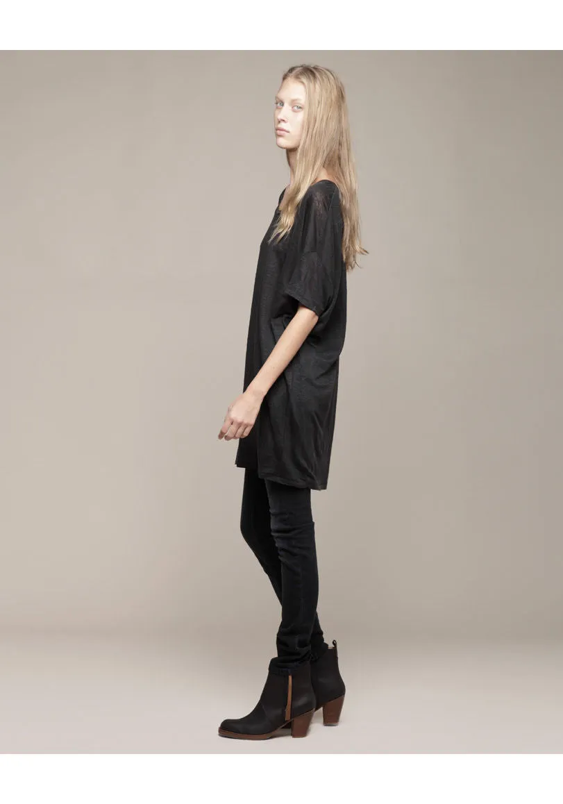 Above Linen Oversized Tee