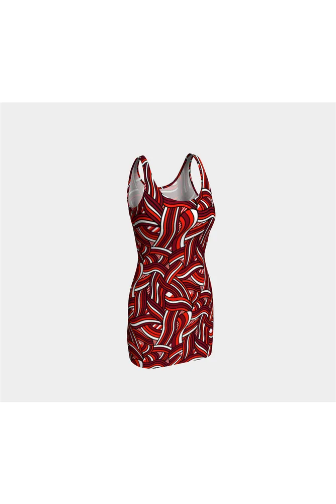 Abstract Bodycon Dress