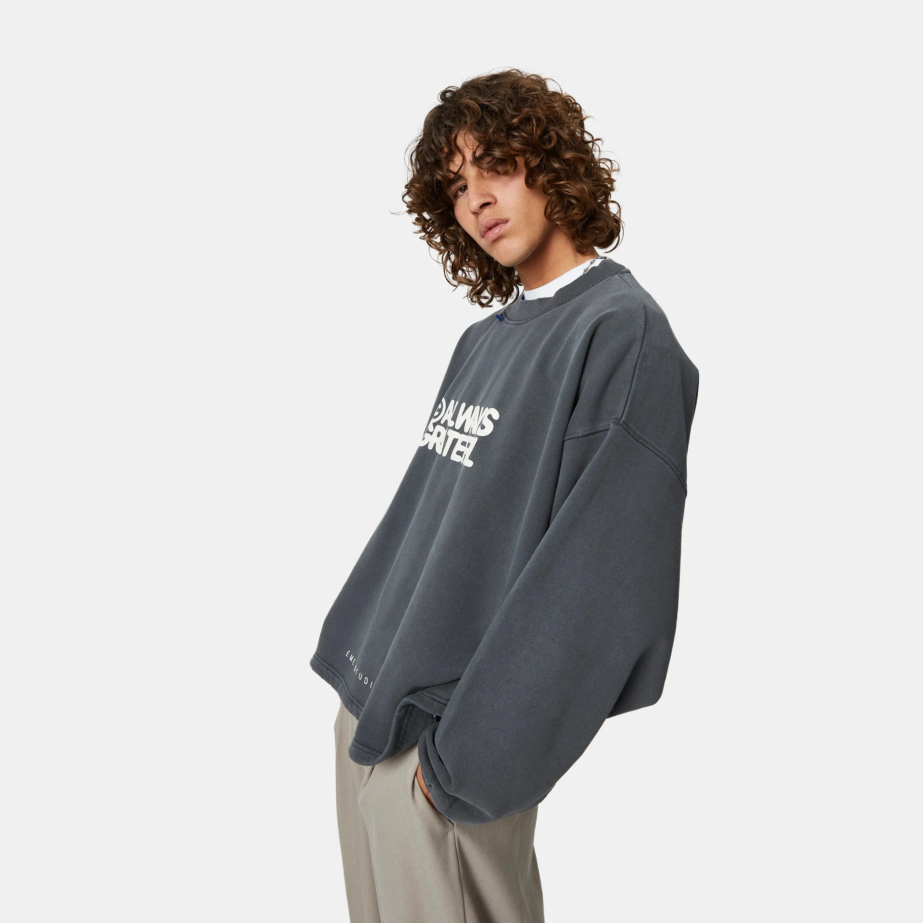 AGs Shadow Baggy Mockneck