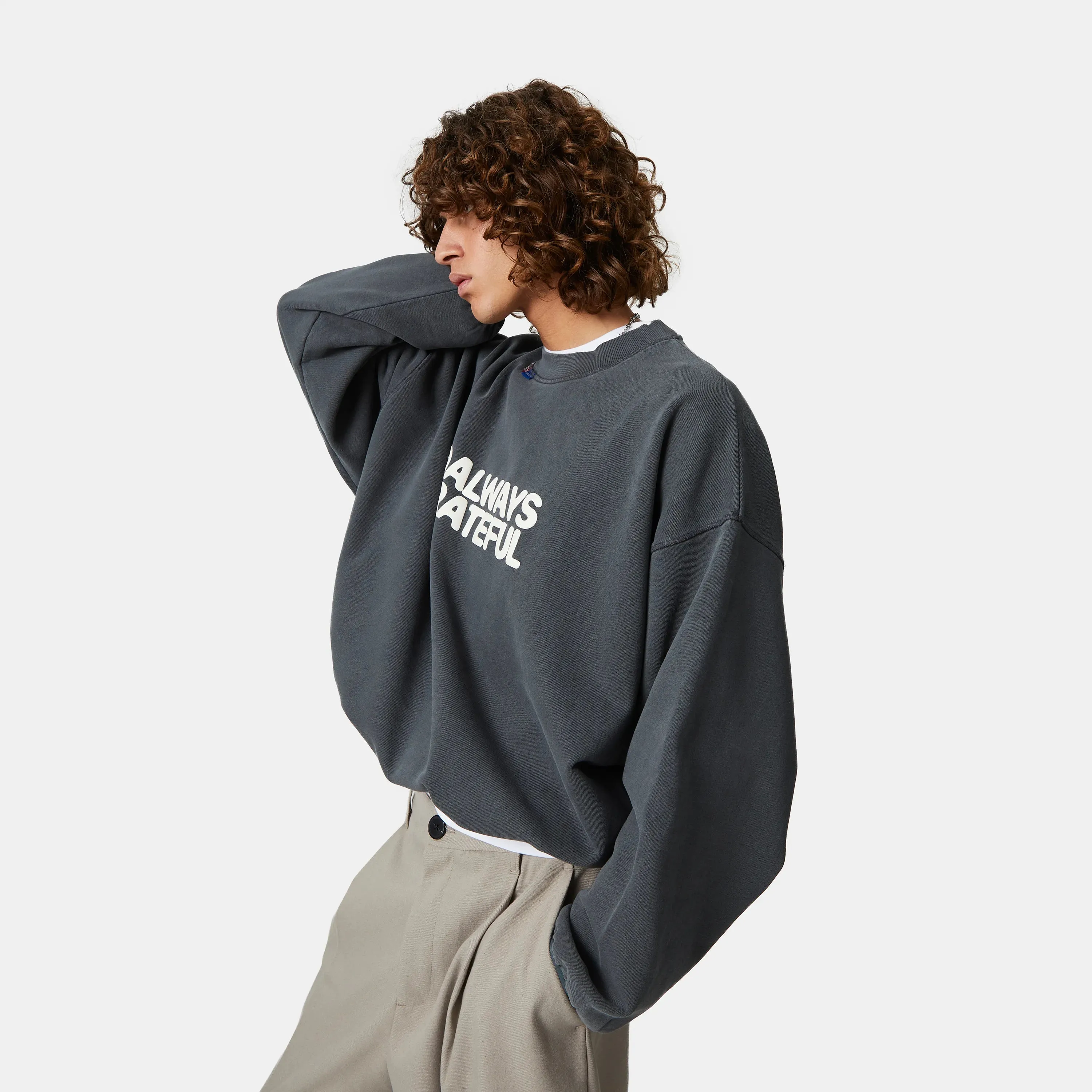 AGs Shadow Baggy Mockneck