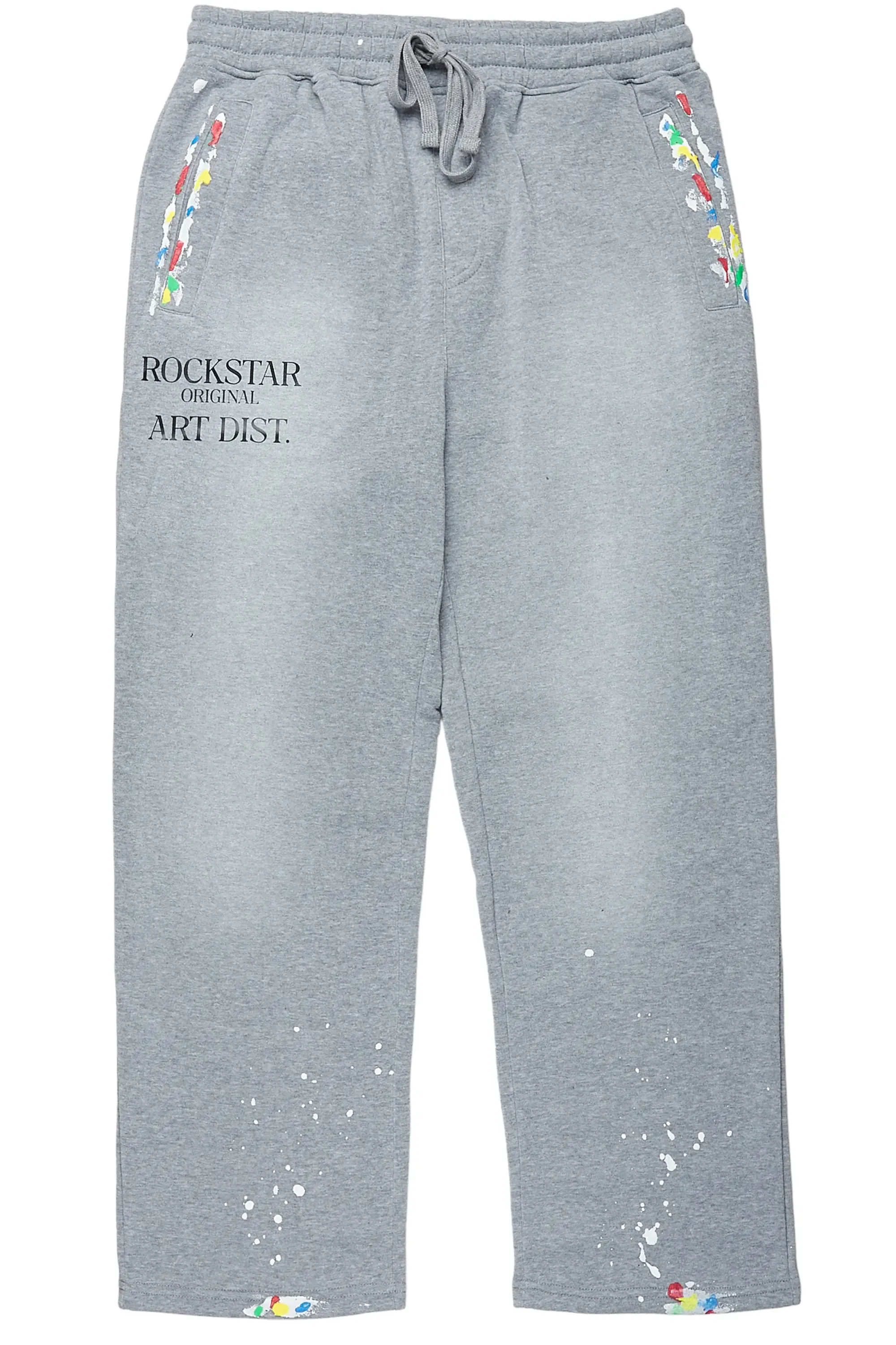 Alix Heather Grey Baggy Fit Sweatpants