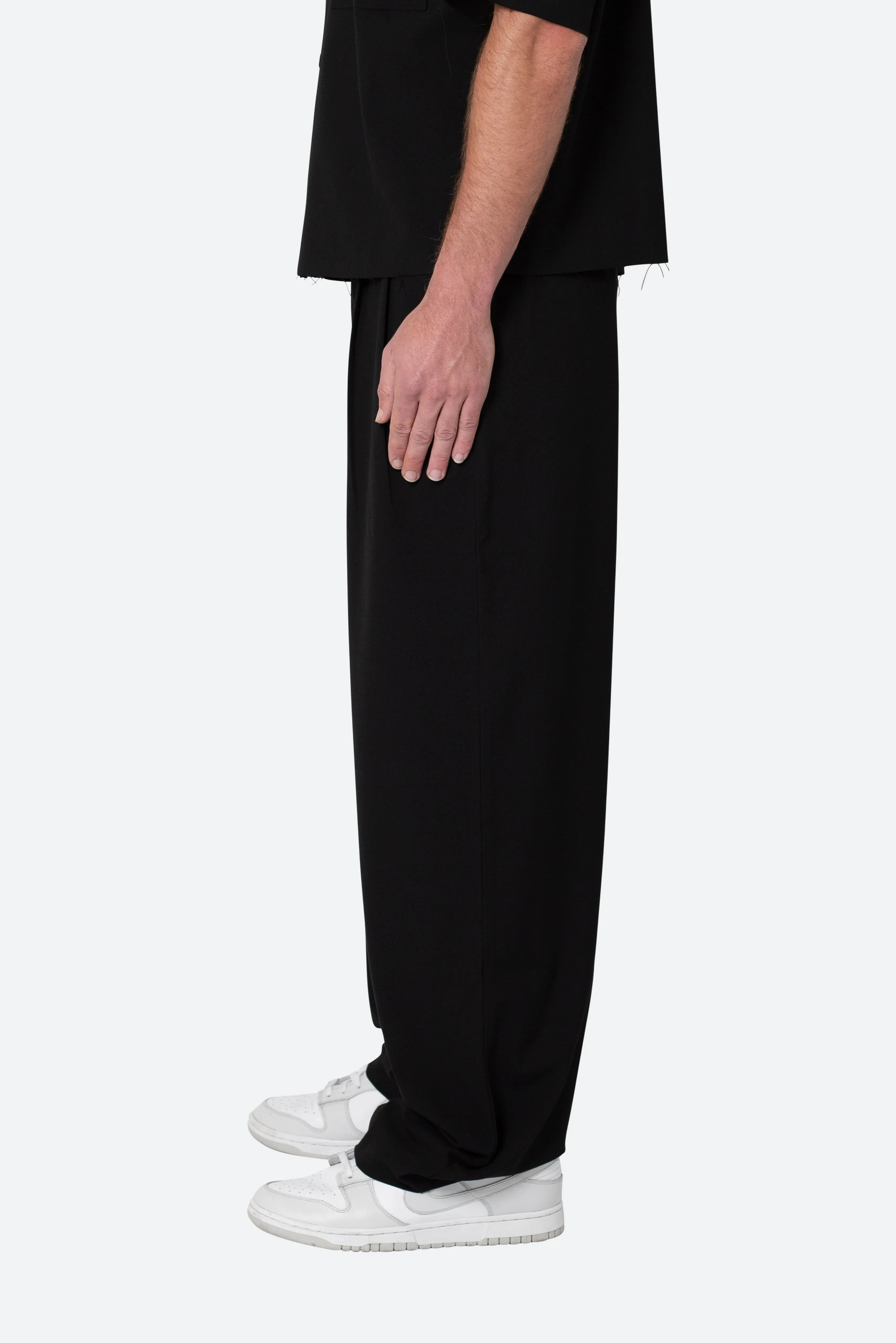 Baggy Trouser Pants - Black