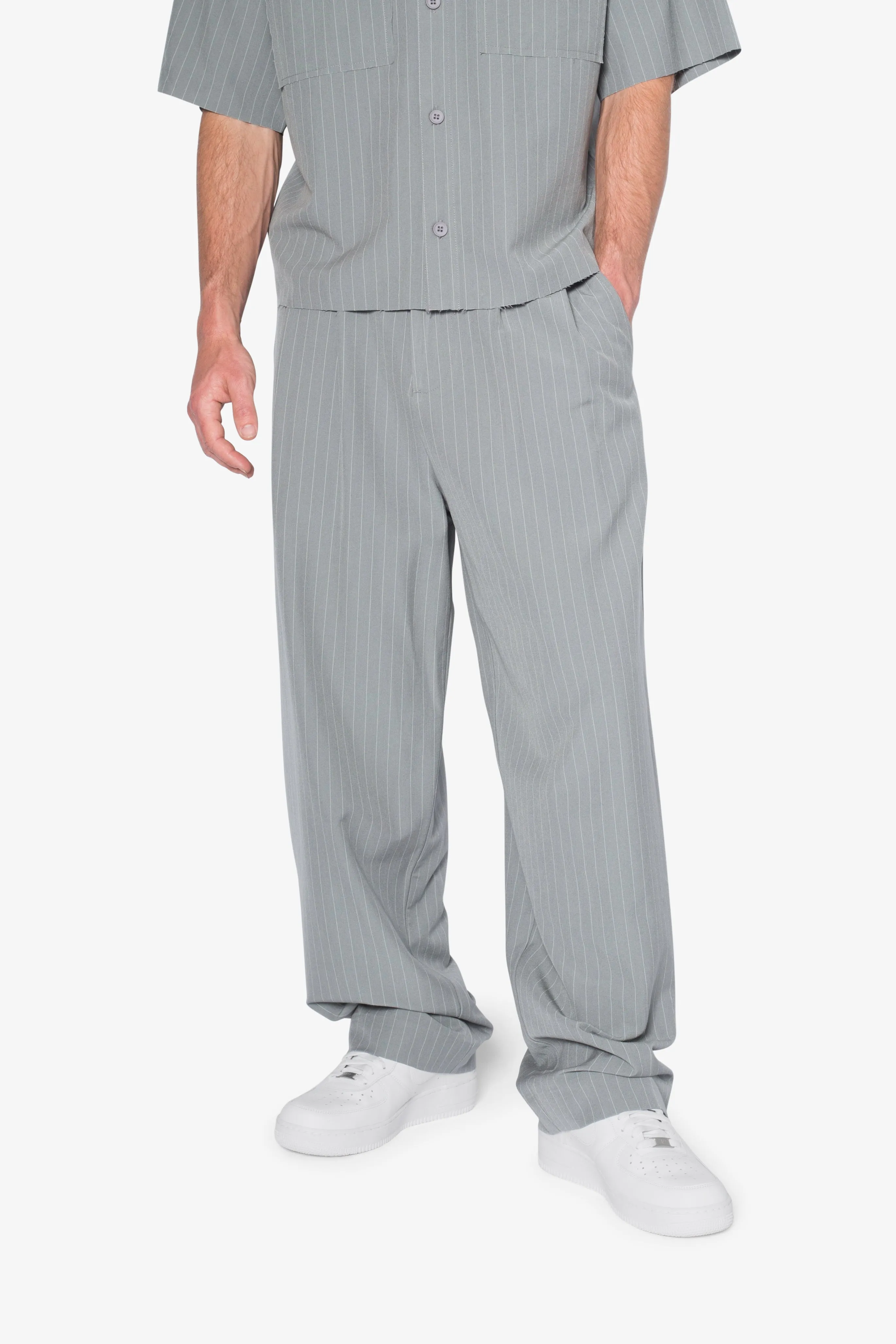 Baggy Trouser Pants - Grey