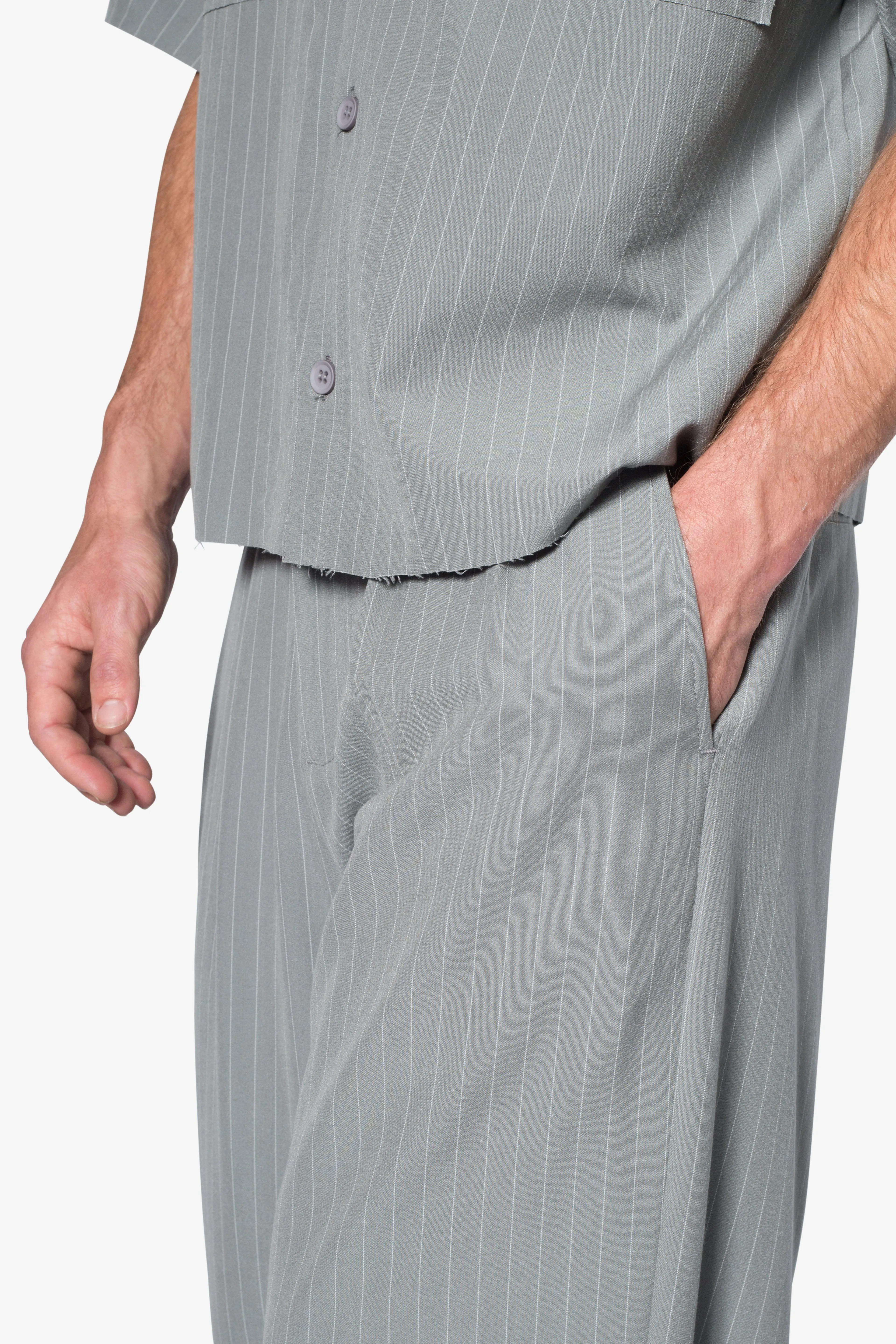 Baggy Trouser Pants - Grey