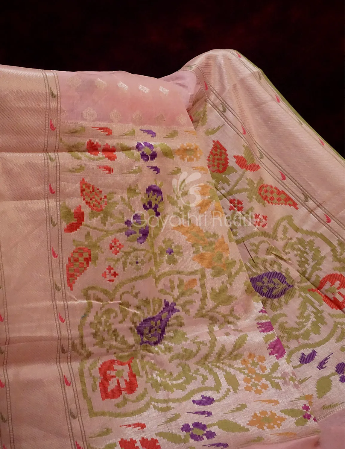 BANARAS CHANDERI SILK -BCS381