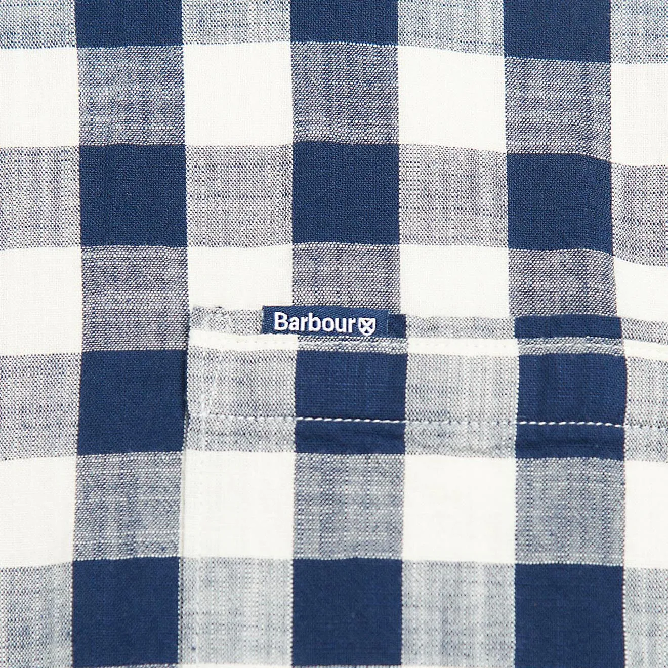 Barbour Hilson Tailored Shirt Navy