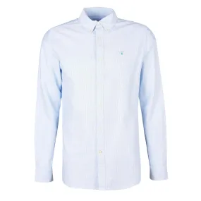 Barbour Striped Oxford Tailored Shirt Sky Blue