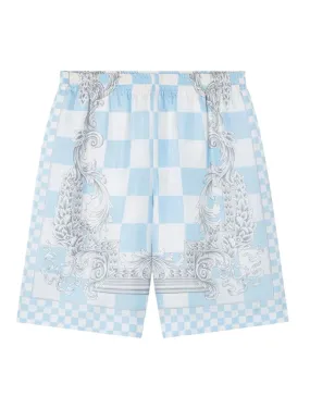 BAROCCO-PRINT SILK SHORTS