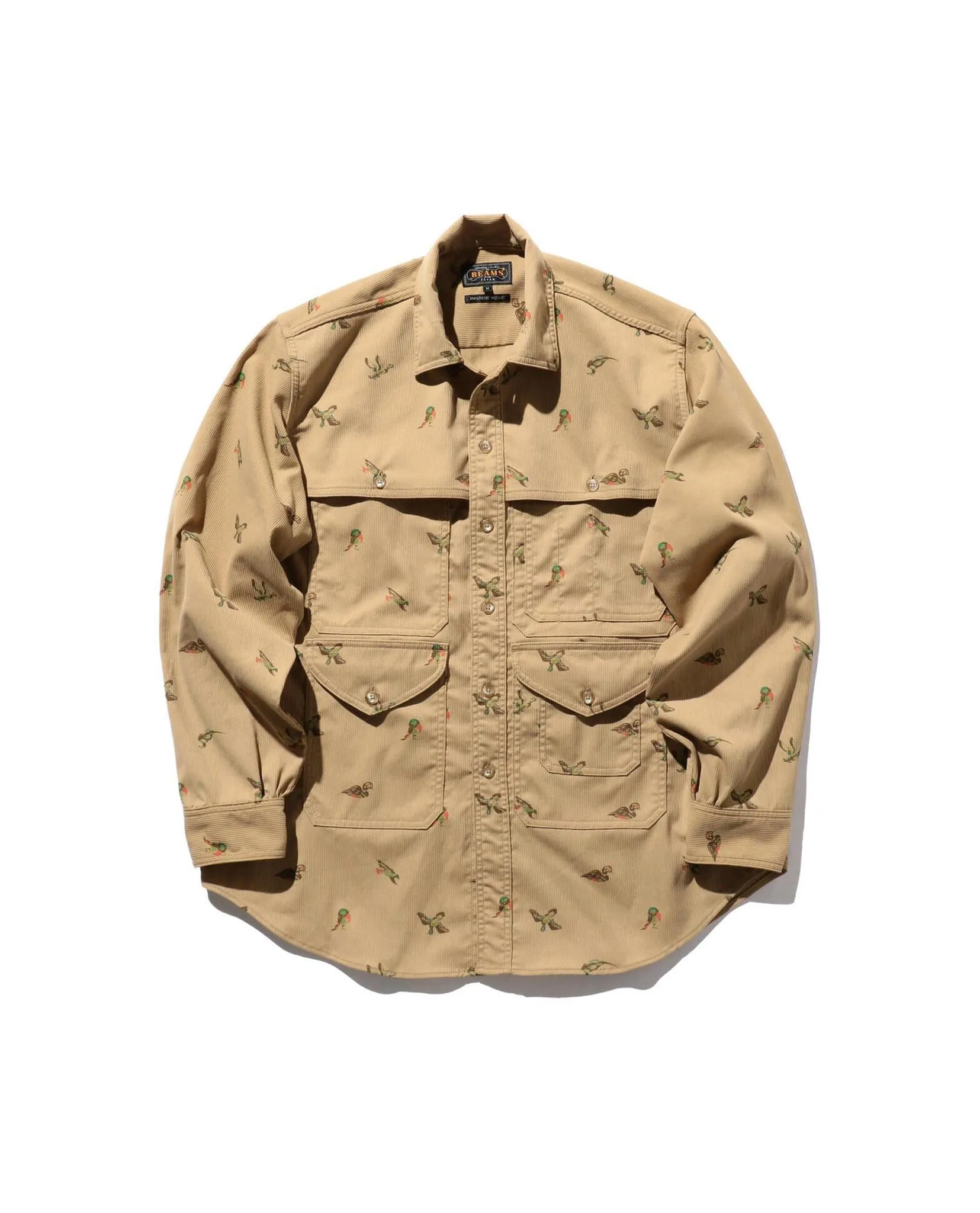 Beams Plus Adventure Shirt Polyester Corduroy