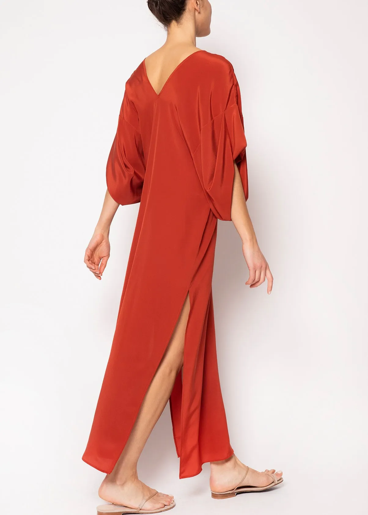 Beatriz Silk Long Kaftan