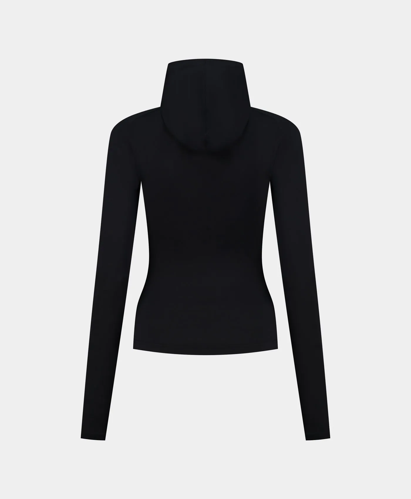 Black Unit Tight Hoodie