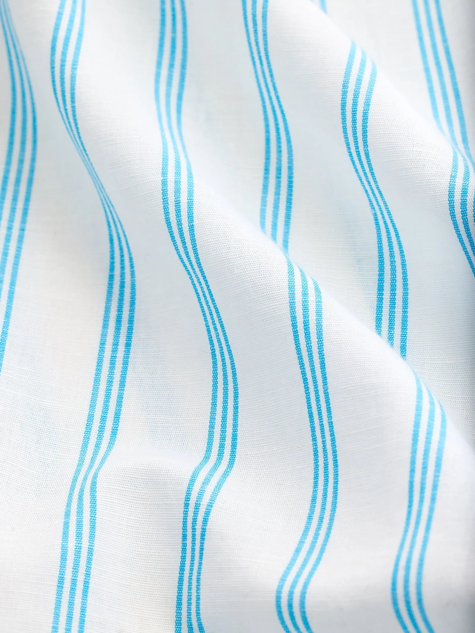 Blue Striped Linen Shirt