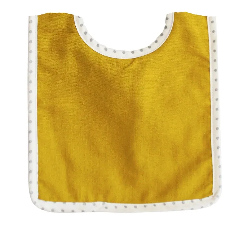 Bobby Bib - Butterscotch Linen