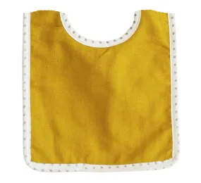 Bobby Bib - Butterscotch Linen