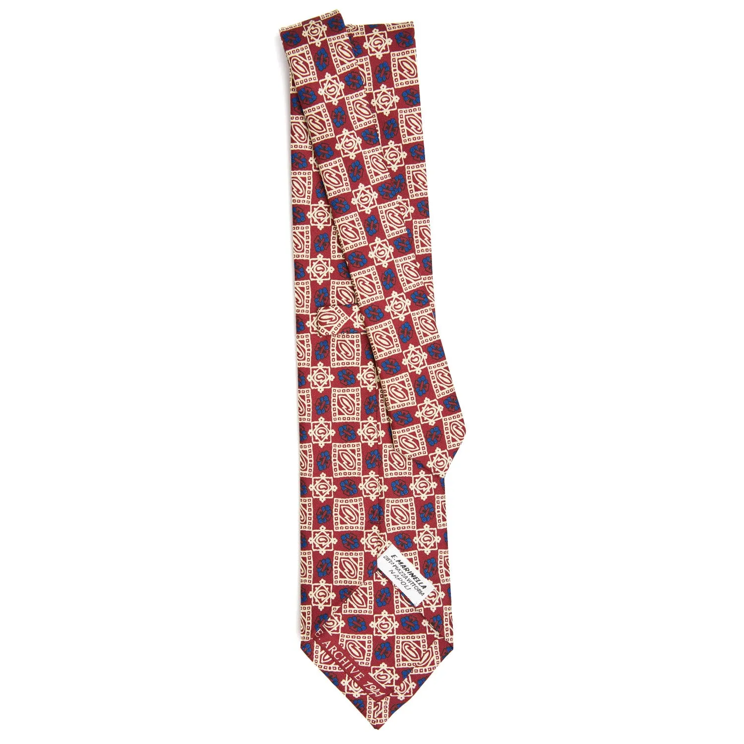 BORDEAUX SILK TIE