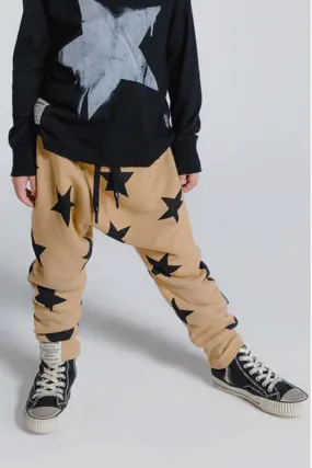 Boys Pants Nununu Star Baggy - Mocha