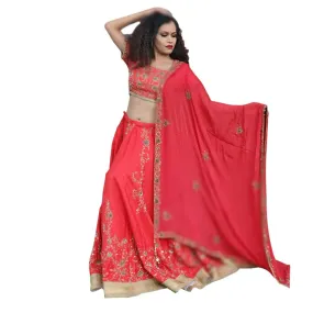 Bridal Lehenga in silk