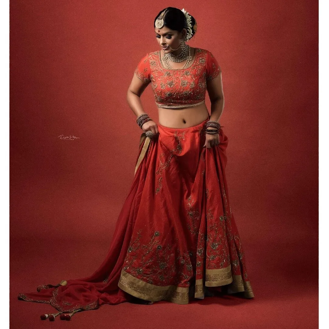 Bridal Lehenga in silk