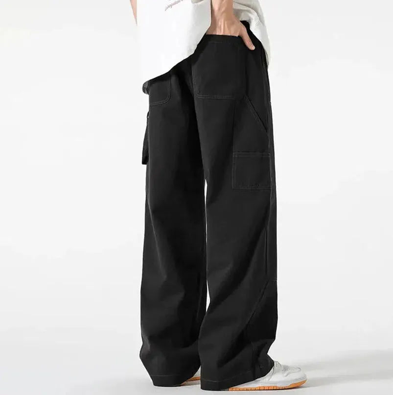 Carpenter Baggy Fit Cotton Pants