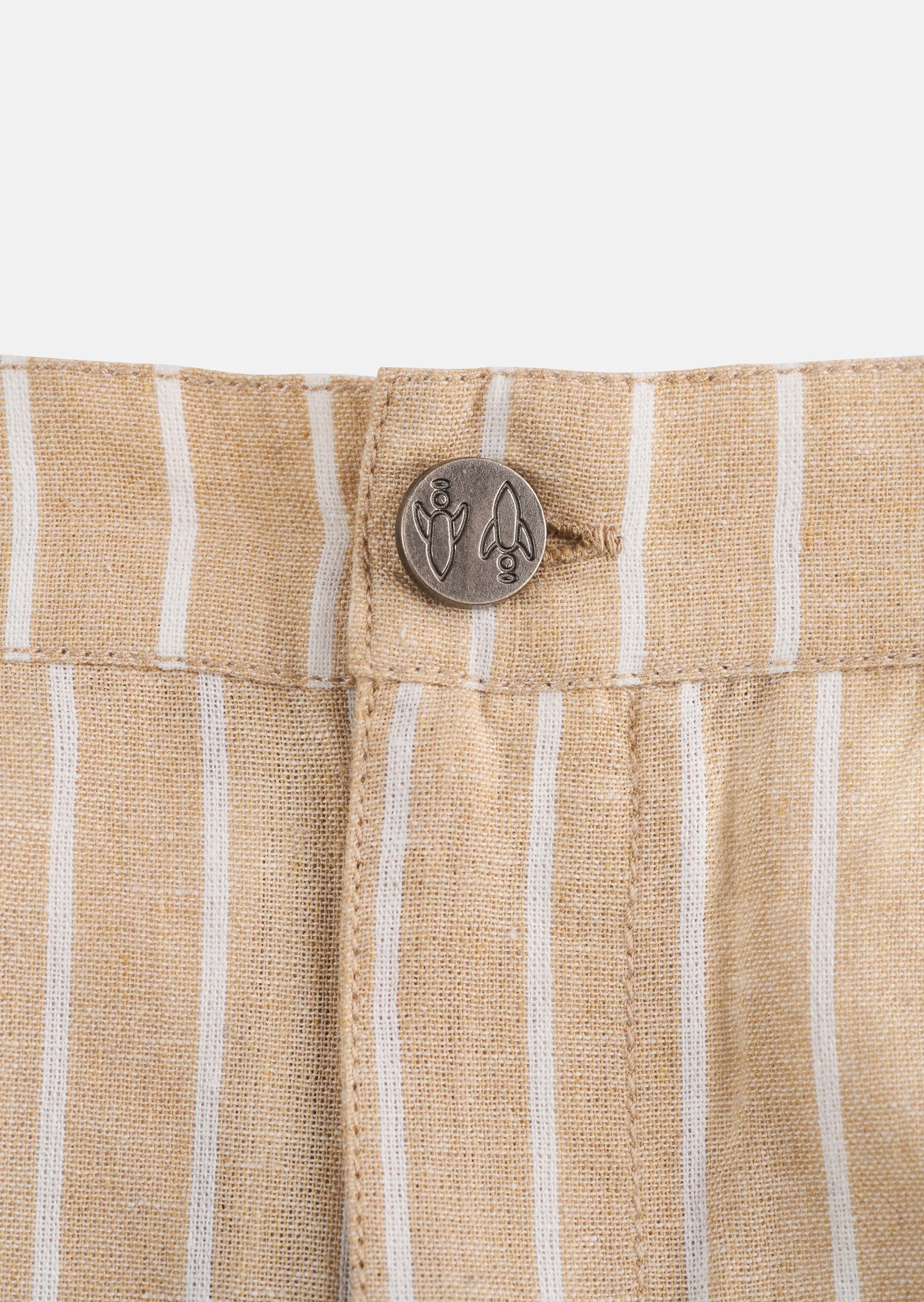 Clayton Linen Stripe Short