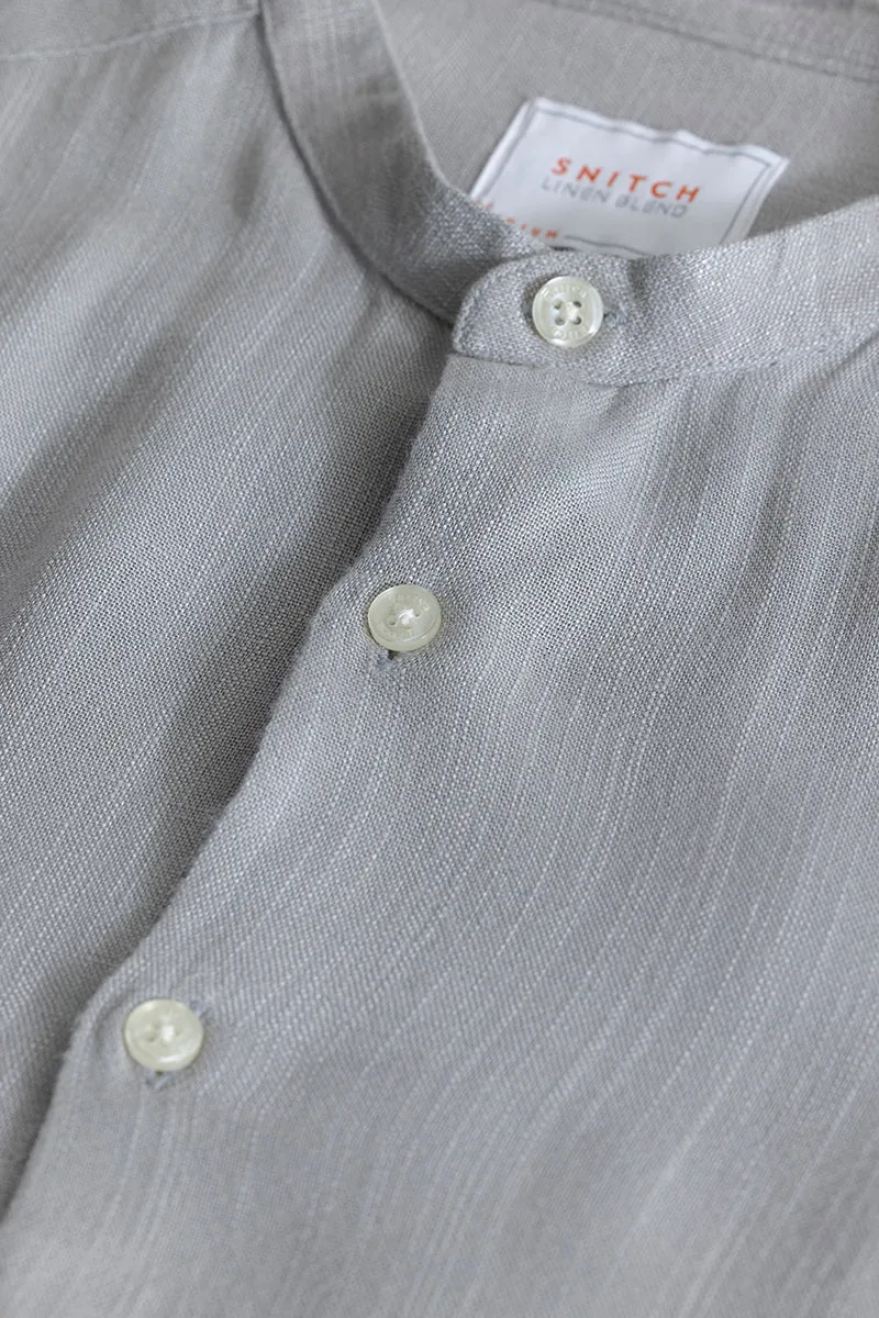 Coastal Linen Grey Shirt