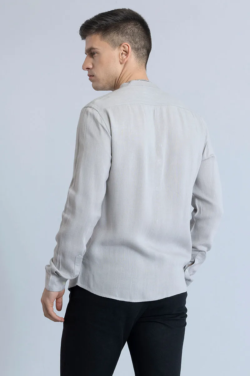 Coastal Linen Grey Shirt