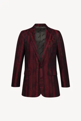 Column Jacquard Tailored Jacket