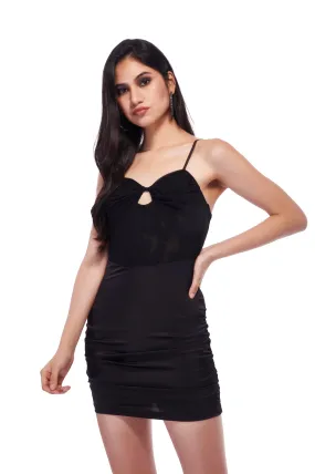 Corset Mesh Bodycon Dress