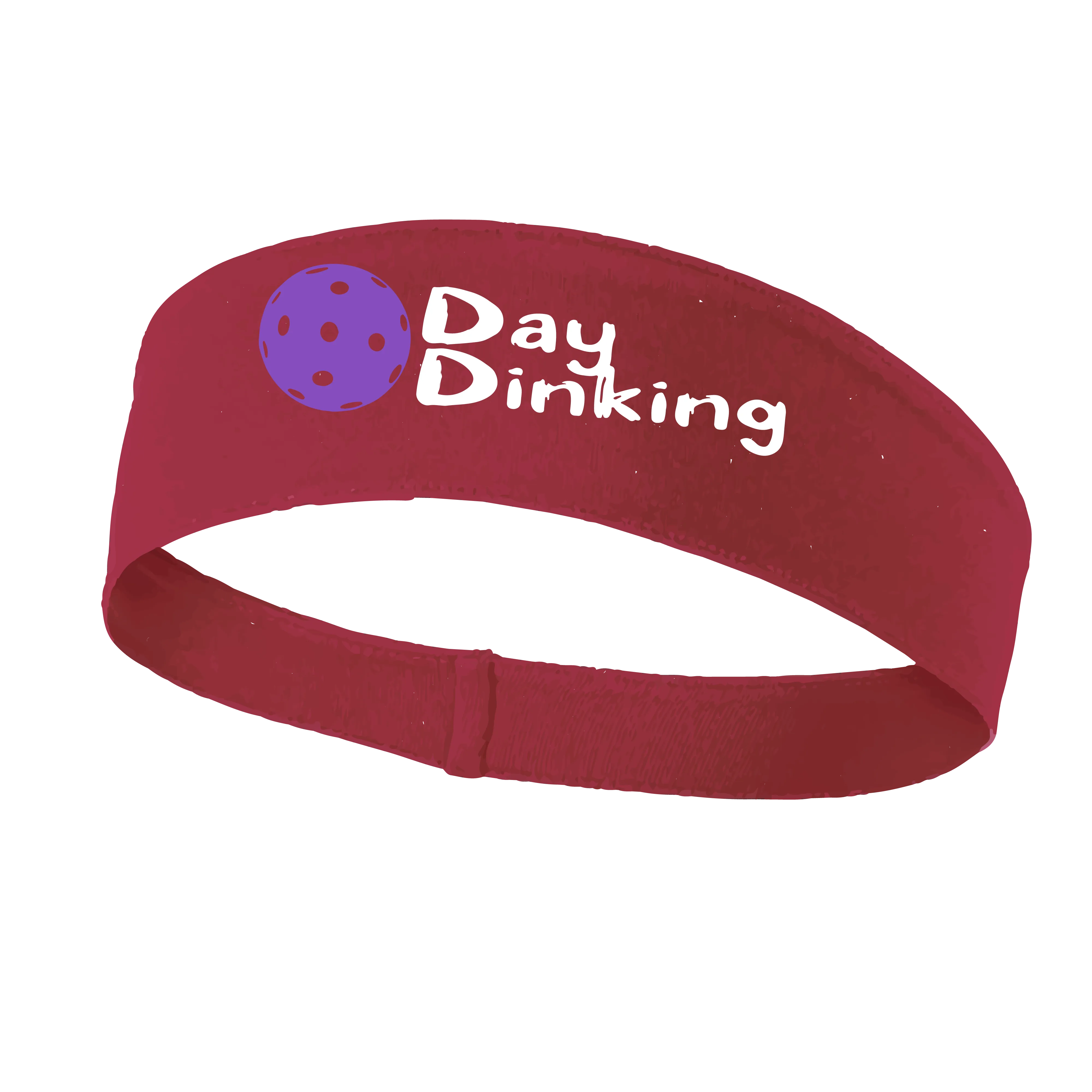 Day Dinking With Pickleballs (Customizable) | Pickleball Headband | 100% Polyester