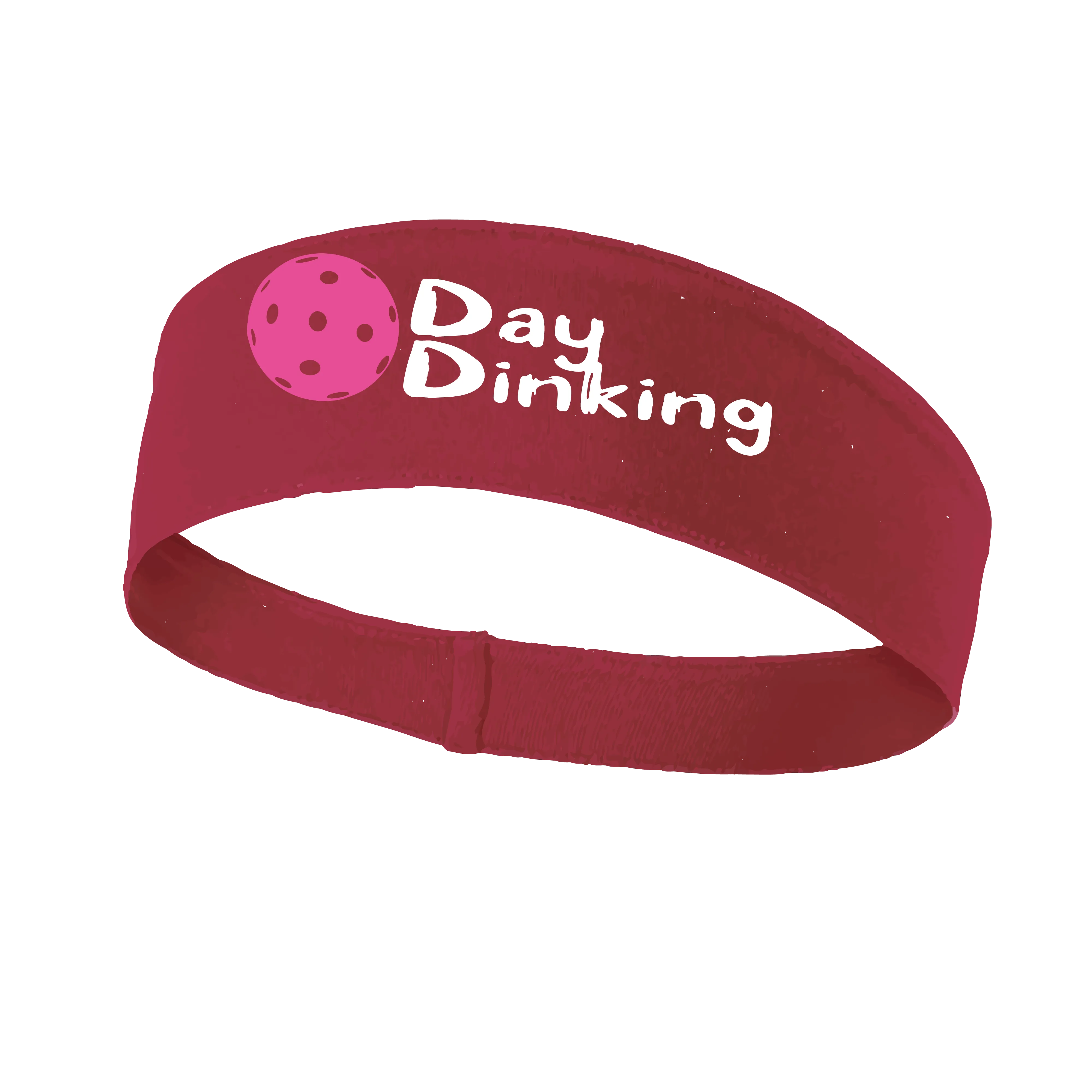 Day Dinking With Pickleballs (Customizable) | Pickleball Headband | 100% Polyester