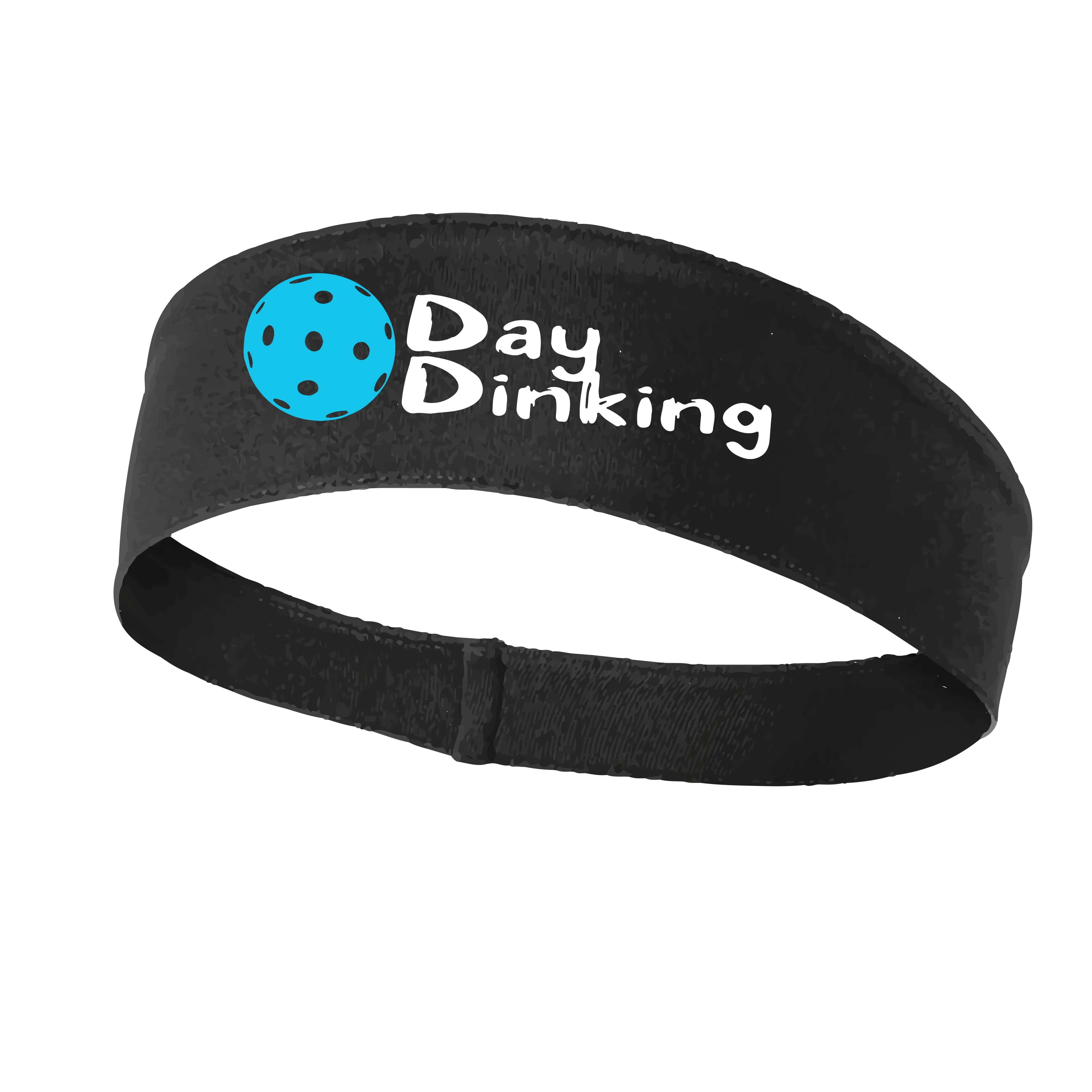 Day Dinking With Pickleballs (Customizable) | Pickleball Headband | 100% Polyester