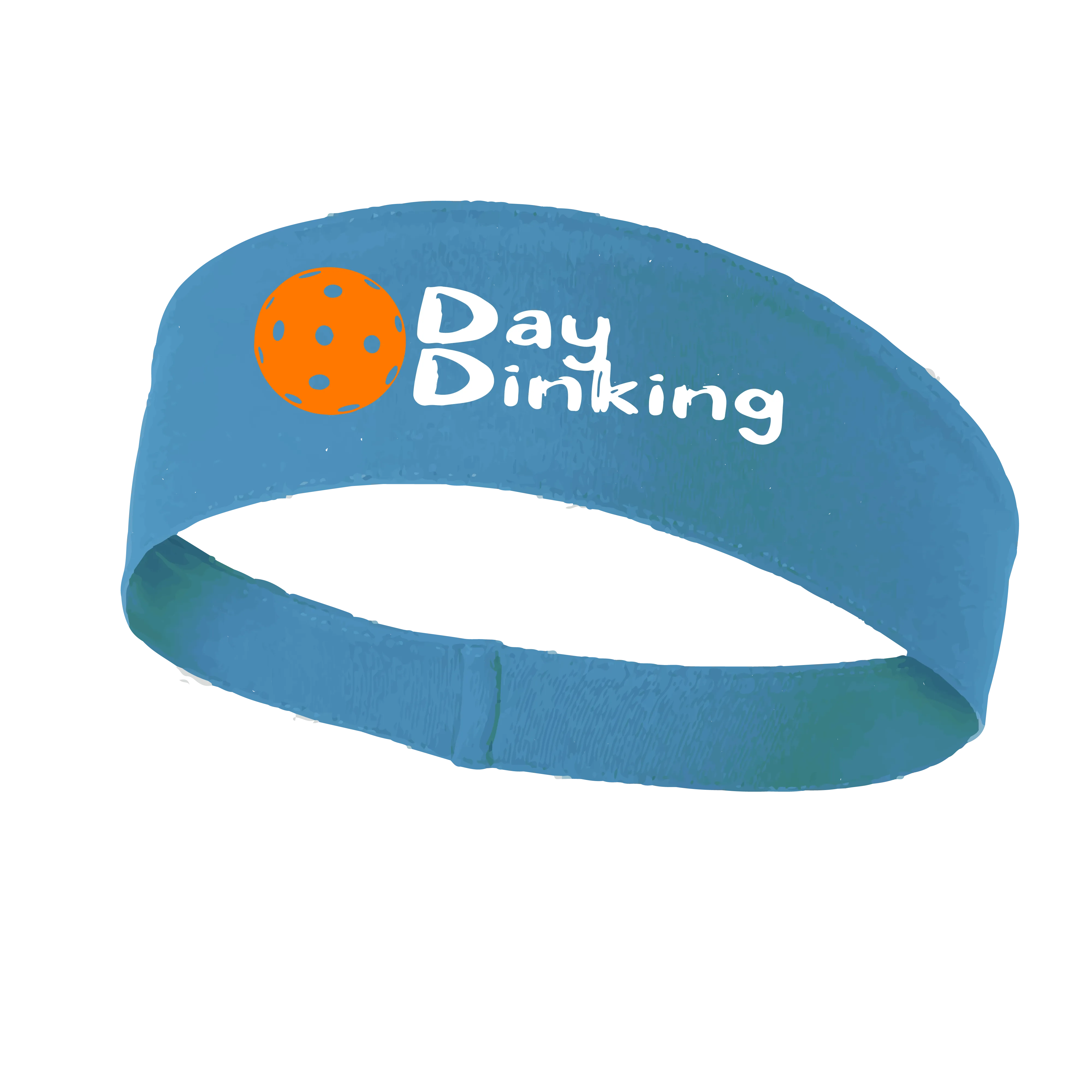 Day Dinking With Pickleballs (Customizable) | Pickleball Headband | 100% Polyester