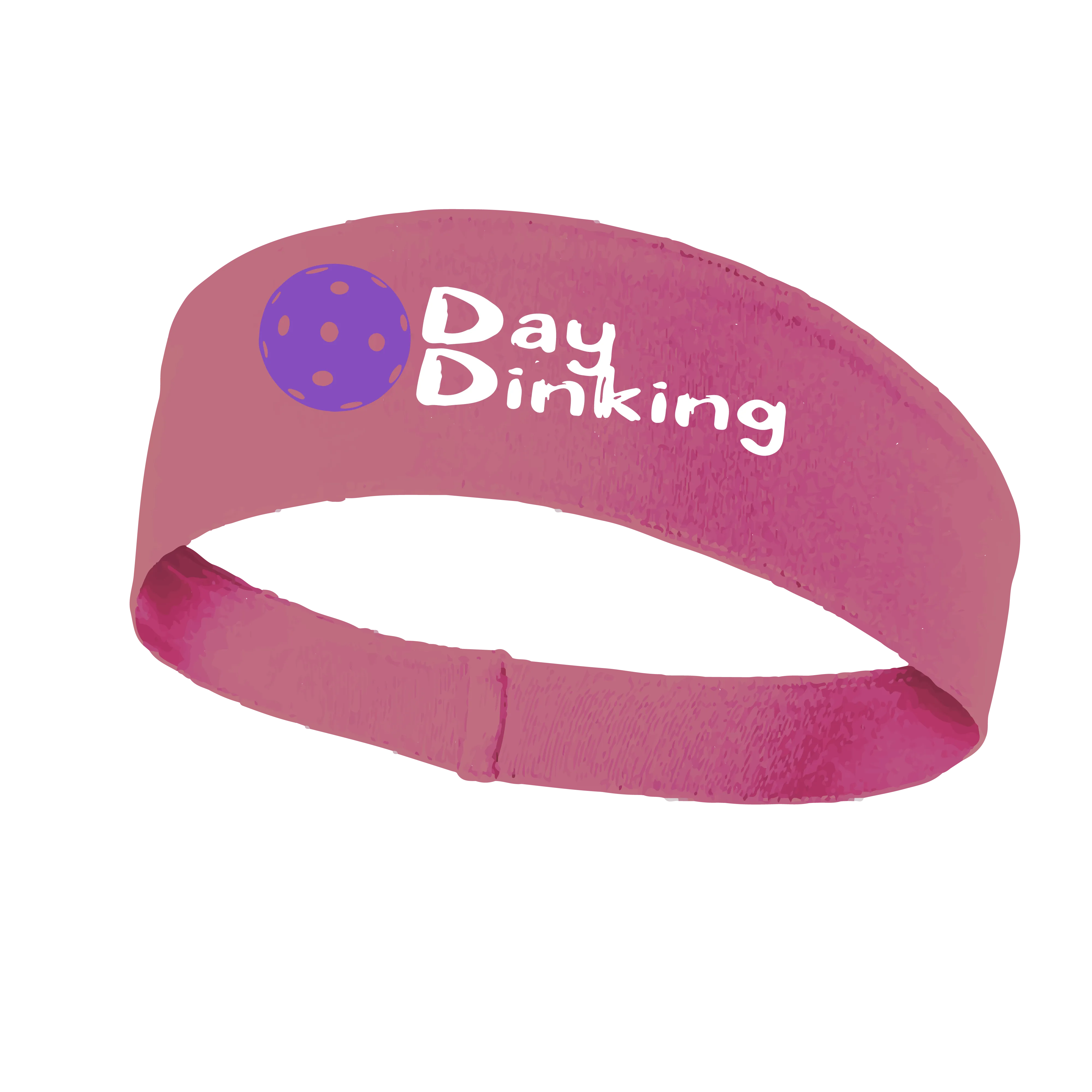 Day Dinking With Pickleballs (Customizable) | Pickleball Headband | 100% Polyester