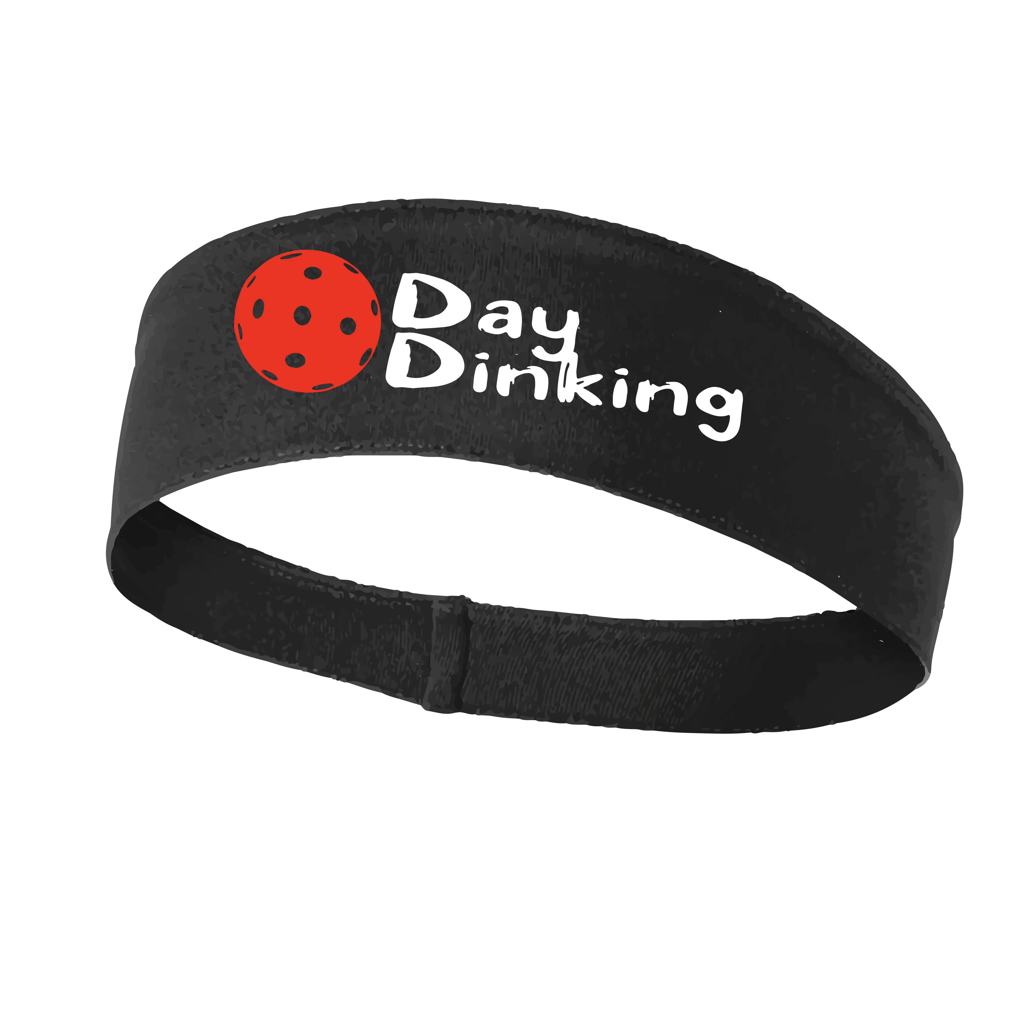 Day Dinking With Pickleballs (Customizable) | Pickleball Headband | 100% Polyester