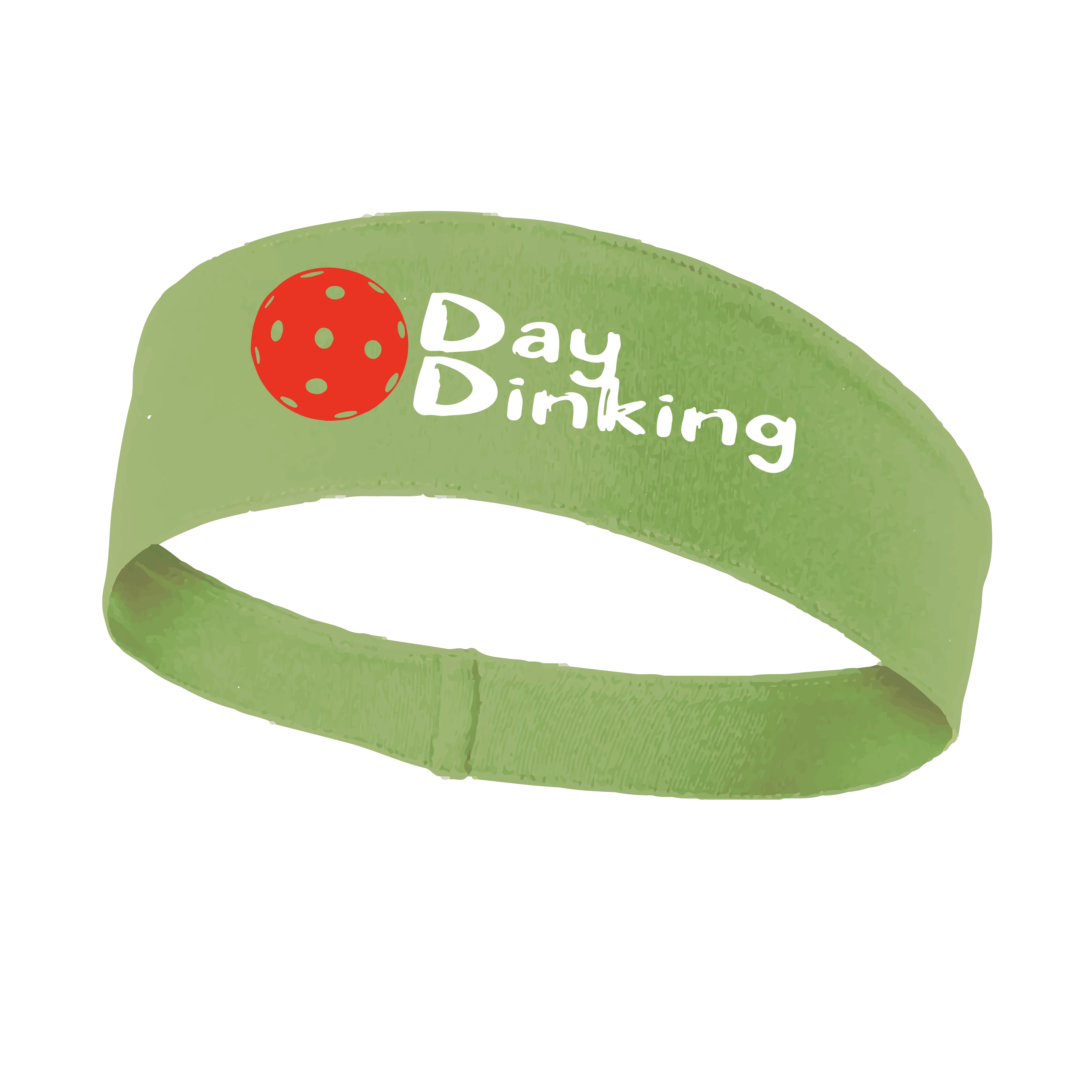 Day Dinking With Pickleballs (Customizable) | Pickleball Headband | 100% Polyester