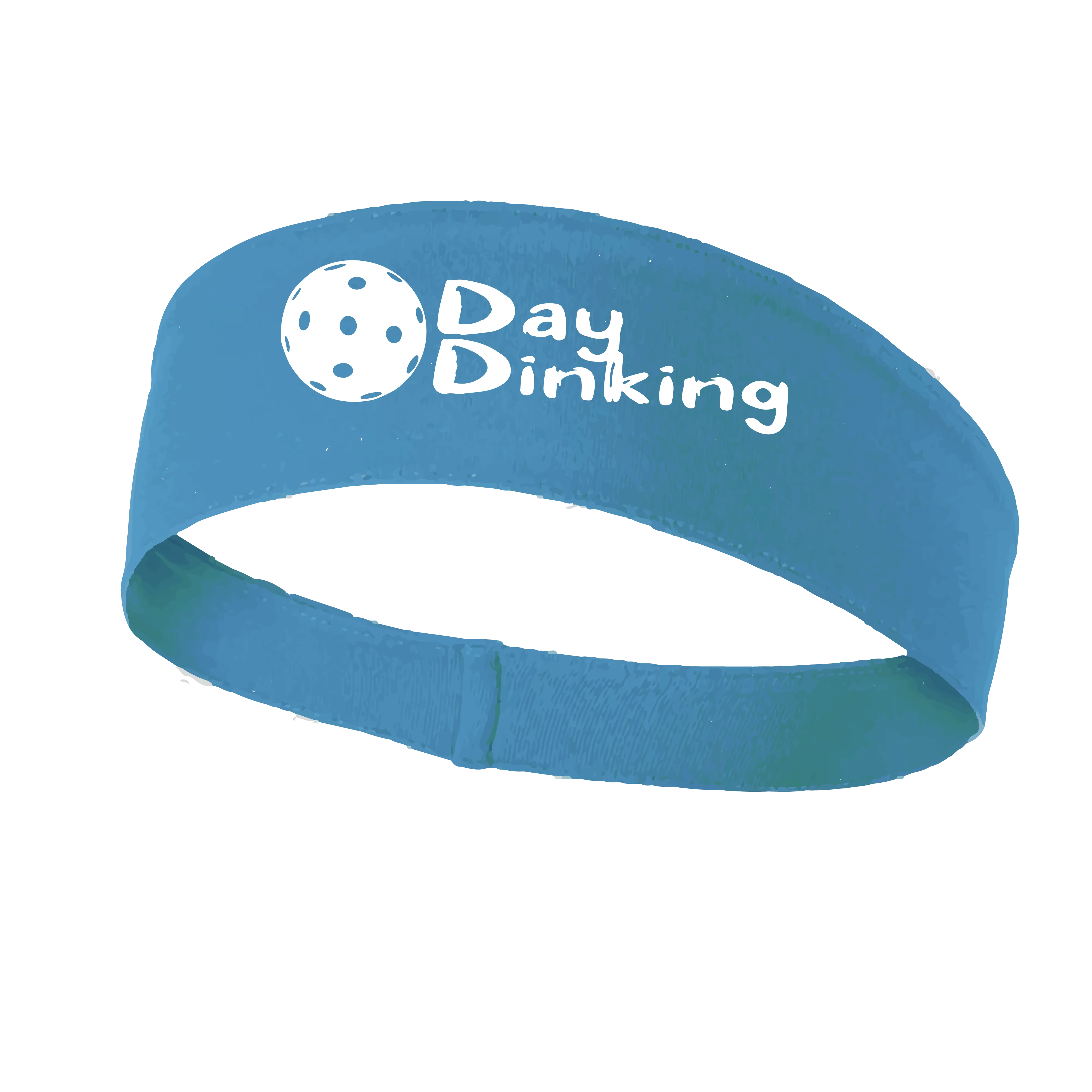 Day Dinking With Pickleballs (Customizable) | Pickleball Headband | 100% Polyester