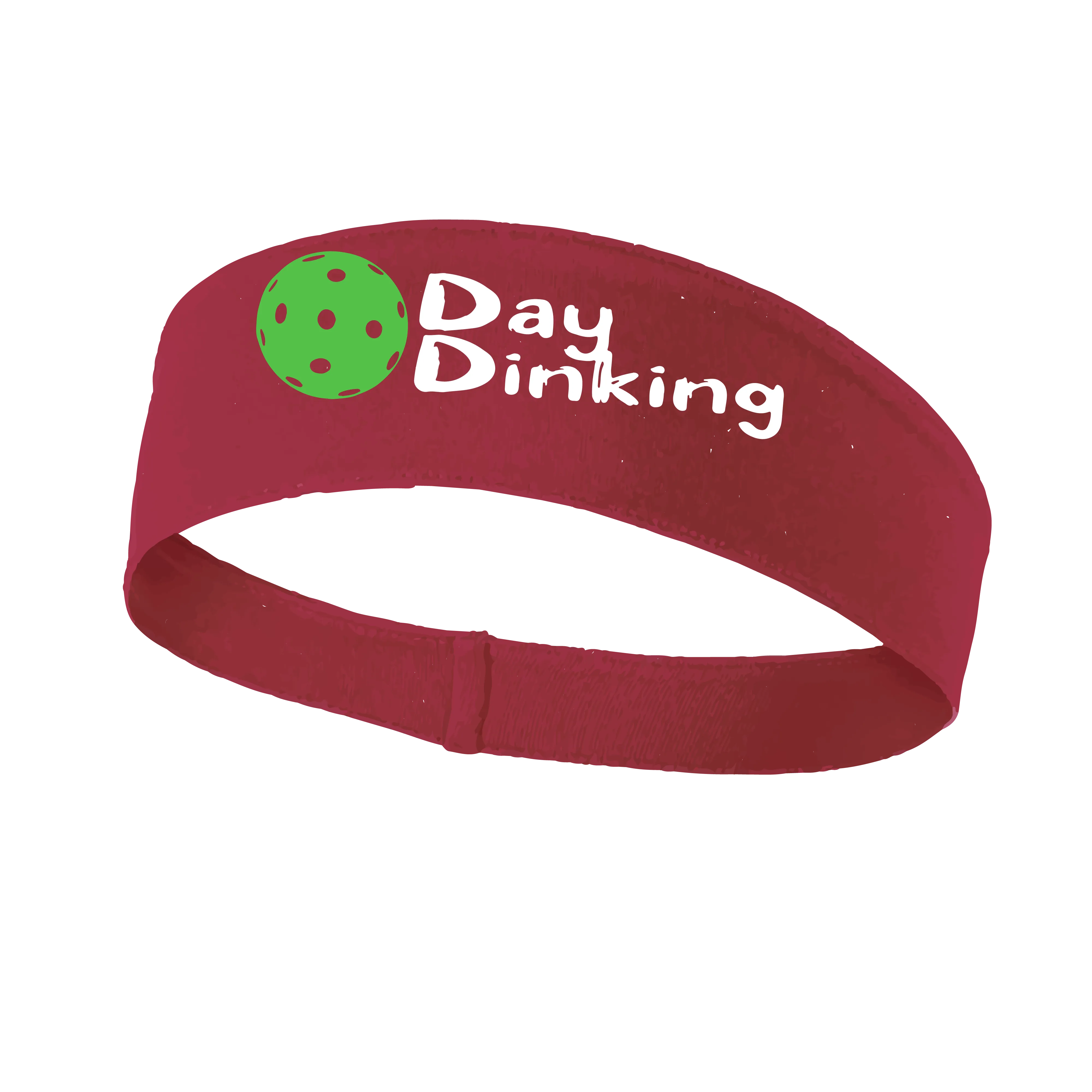 Day Dinking With Pickleballs (Customizable) | Pickleball Headband | 100% Polyester