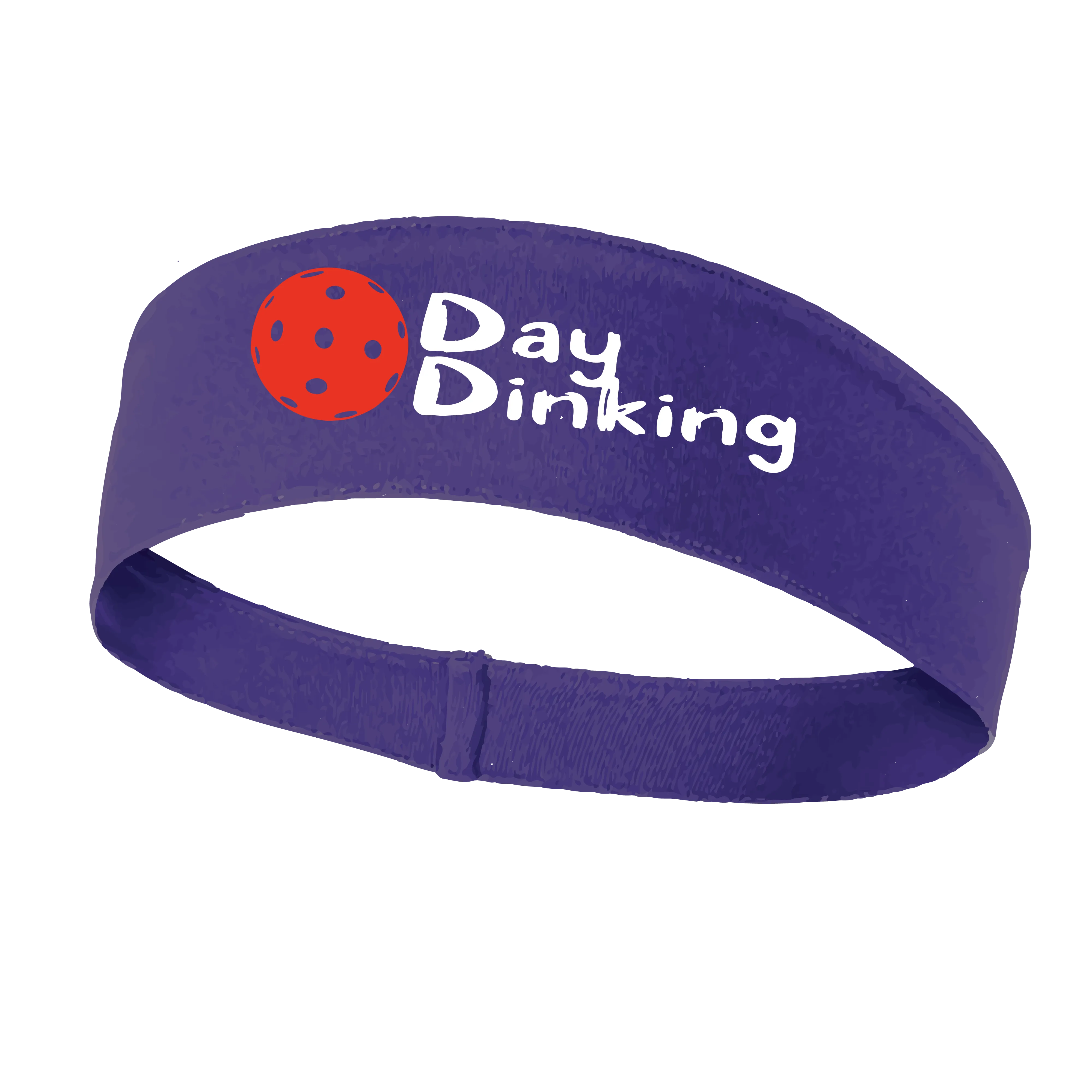 Day Dinking With Pickleballs (Customizable) | Pickleball Headband | 100% Polyester